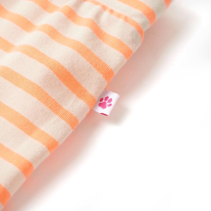 Immagine prodotto VidaXL Gonna per bambini con strisce Straight neon orange 128,Materiale: 95 (128)