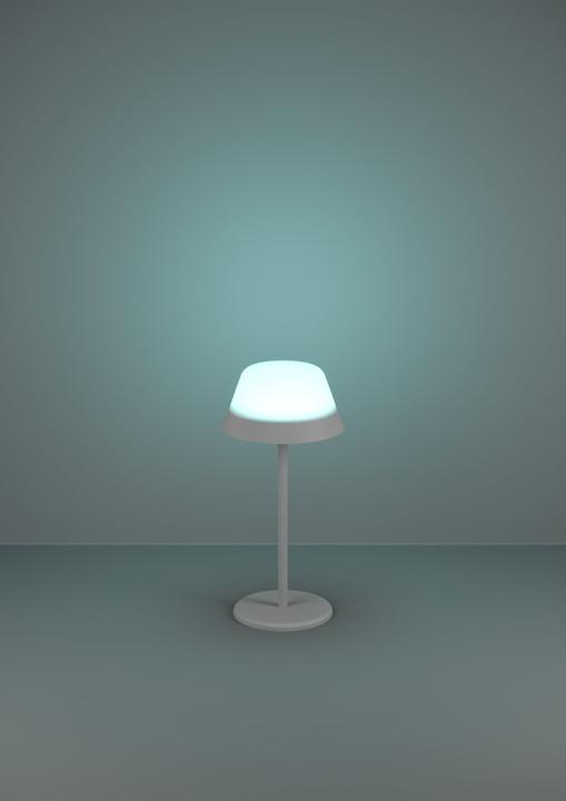 Image du produit EGLO Luminaires Lampe de table à accu MEGGIANO 1.5W, 32 cm, Gris, intensité lumineuse variable (170 lm)