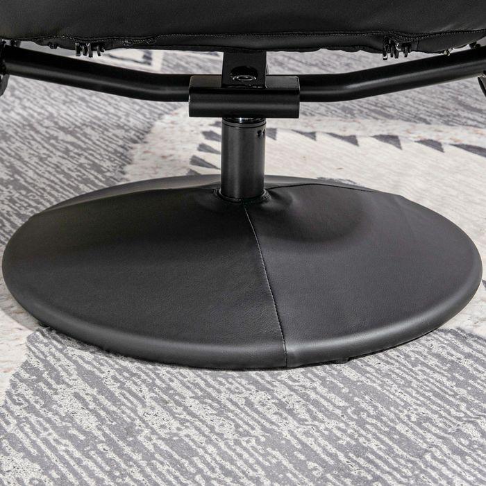Actual product image Swisshandel24 Relaxing armchair with stool, TV armchair, TV armchair with reclining function, swivel upholstered