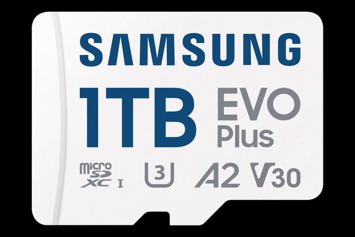 Actual product image Samsung EVO Plus (1000 GB, microSDXC, U3, UHS-I)
