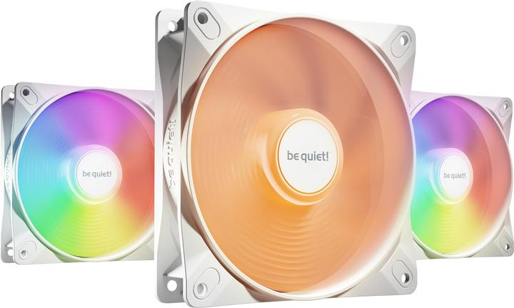 be quiet! LIGHT WINGS LX 120mm PWM Blanc Triple-Pack (120 mm, 3 x)