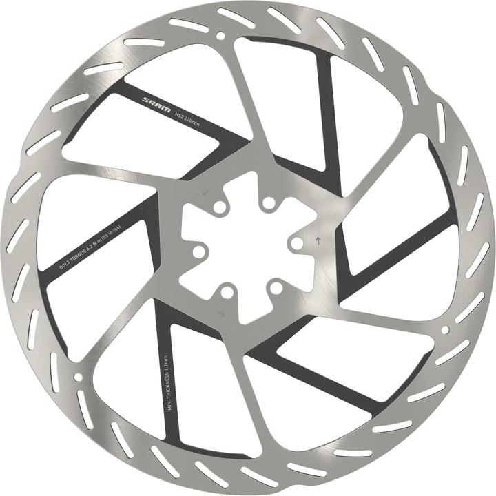 Sram Rotor HS2 Rounded 6-bolt 220mm (220 mm)
