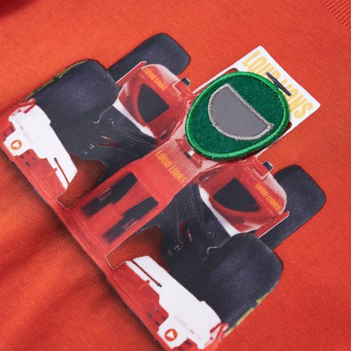 Immagine prodotto VidaXL Camicia da bambino a maniche lunghe arancione 116,Materiale: 100 (116)