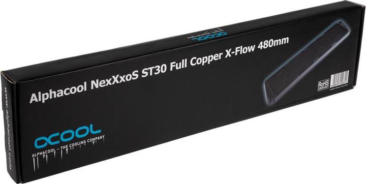 Actual product image Alphacool NexXxoS ST30 Full Copper X-Flow 480mm (120 mm)