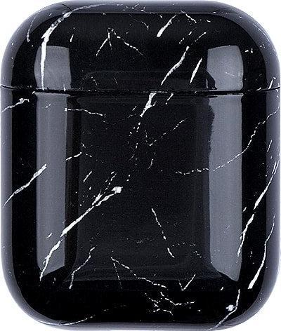 Image du produit JTI Étui de protection pour AirPods - Marbre noir (Manchon pour casque d'écoute)