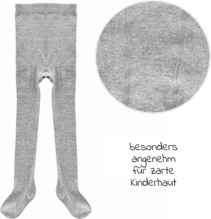 Produktbild La Loona LaLoona Baby-Strumpfhosen Strumpfhose 2er Pack - Grau Melange - (62/68)