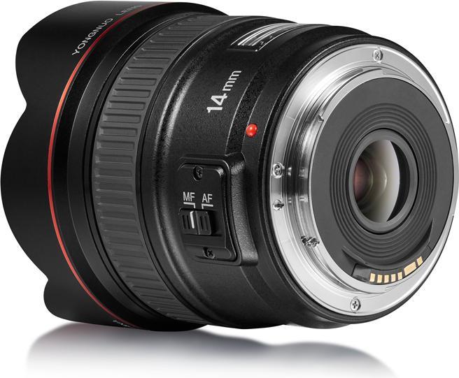 Actual product image Yongnuo 14mm f/2.8 C Canon EF (Canon EF, Micro Four Thirds, APS-C / DX)
