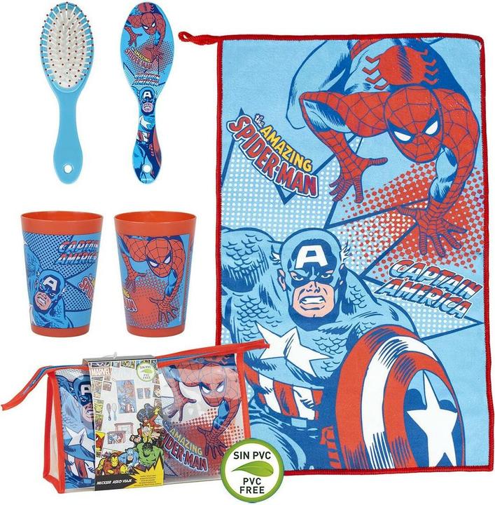 Produktbild Hasbro Avengers - Kulturbeutel Toiletrybag Zubehör, blau (0.30 l)
