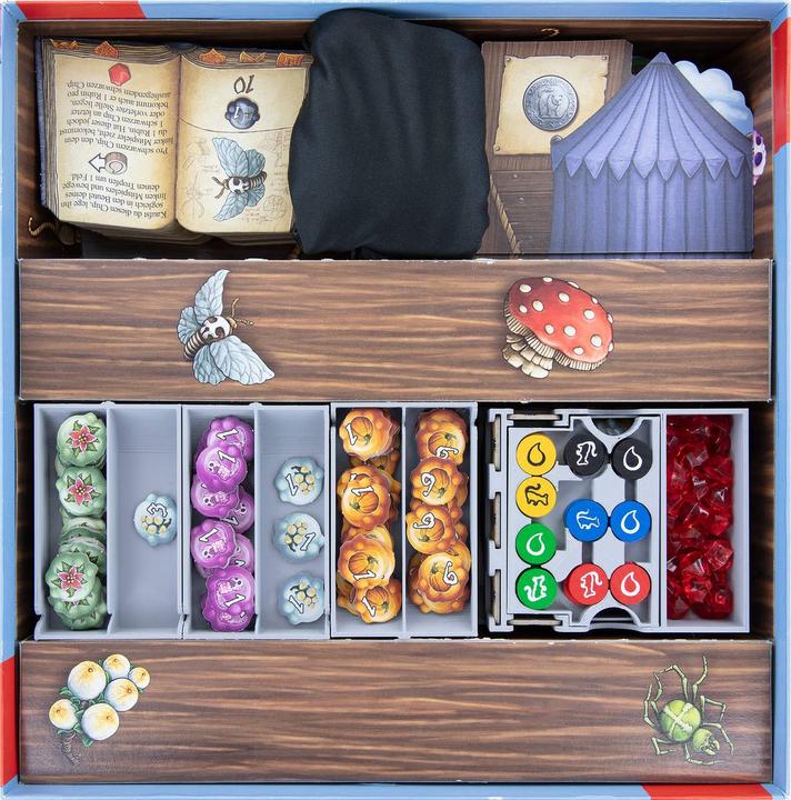 Produktbild Feldherr QUAK-3D - Organizer für Die Quacksalber von Quedlinburg + Die Kräuterhexen - Grundspielbox