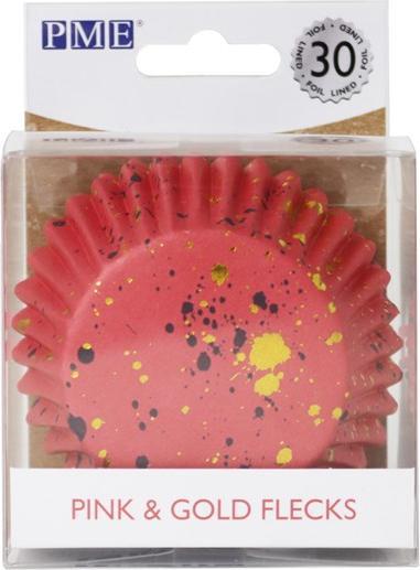 Image du produit PME Moules à cupcakes rose et or (5 cm)