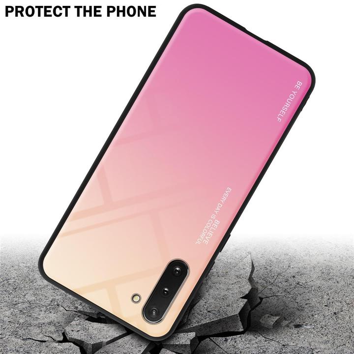 Actual product image Cadorabo TPU 2 colors glass cover (Samsung Galaxy Note 10)