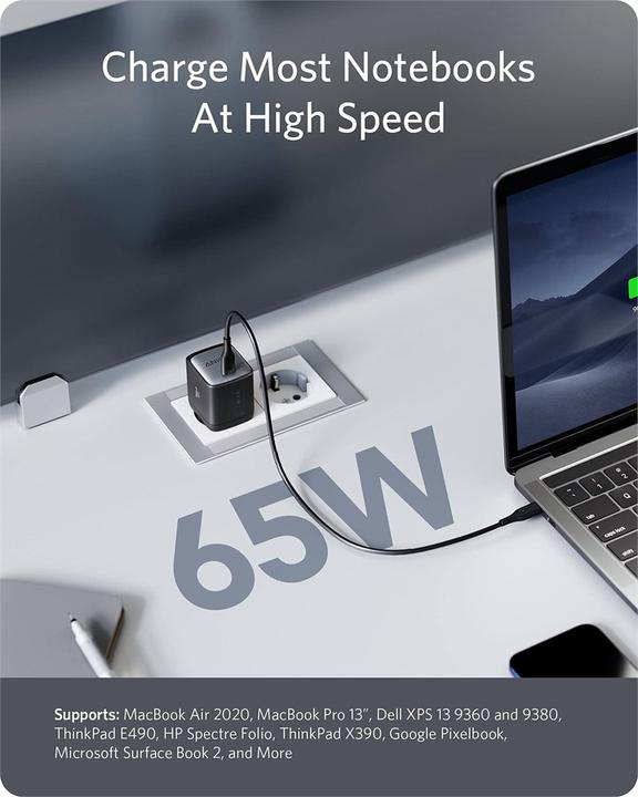 Actual product image Anker 715 Charger (65 W)