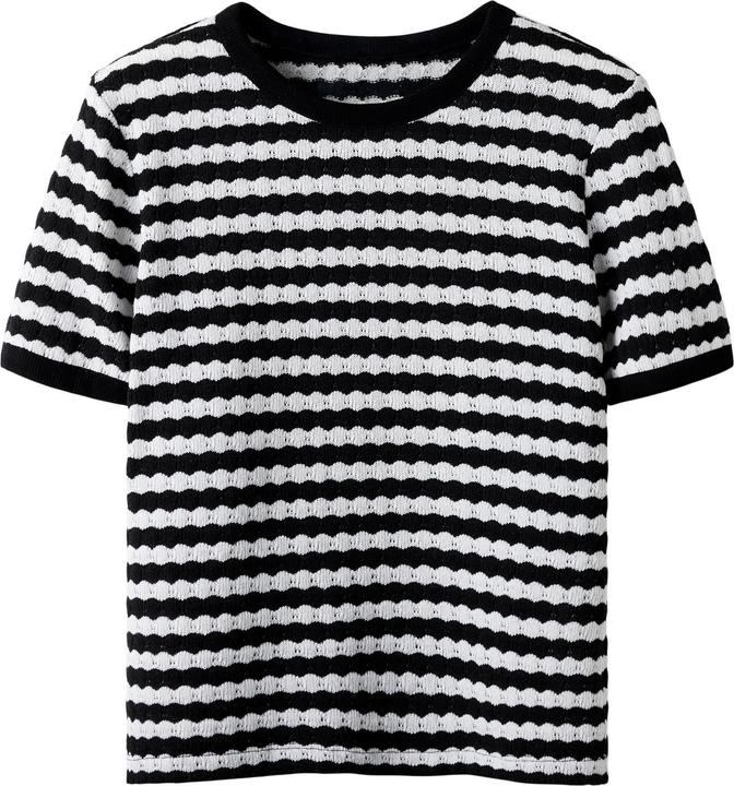 Lmtd Streifen Strickoberteil