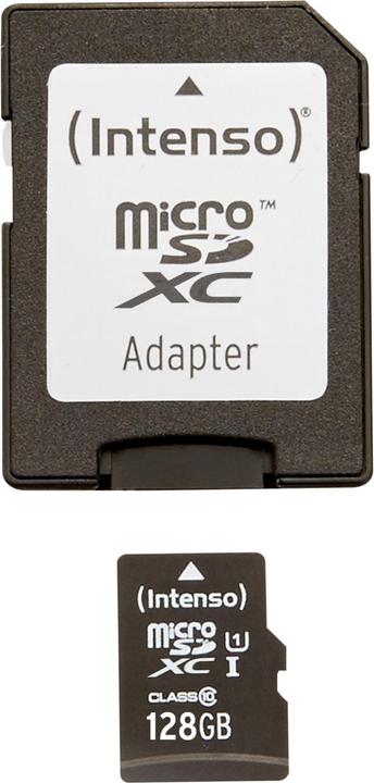 Image du produit Intenso UHS-I Premium (128 Go, microSDXC, U1, UHS-I)