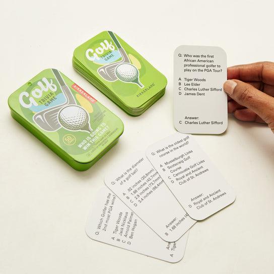 Produktbild Kikkerland Golf Trivia Game (Englisch)