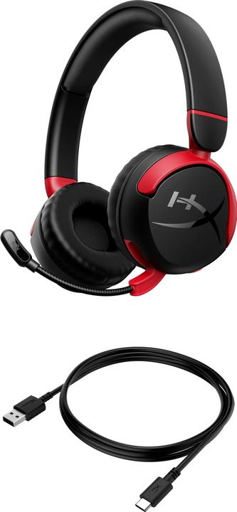 Actual product image HyperX 7G8F1AA Cloud Mini Kids Wireless Black (Wireless)