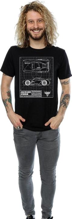 Produktbild Disney Cars Jackson Storm Blueprint TShirt (L)