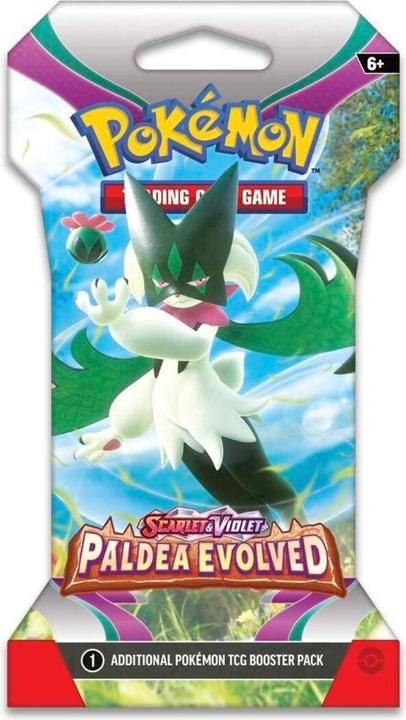 Image du produit Pokémon JCC - Écarlate et Violet - Pack de Booster Blister Évolutions à Paldea (1 Booster aléatoire) (Anglais, Pack de boosters)