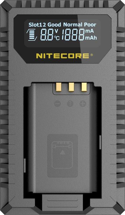 Image du produit Nitecore USN2 Chargeur double compact pour Sony NB B1X avec indicateur + USB (Chargeur)