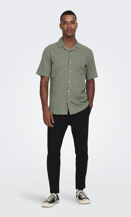 Image du produit Only & Sons Chemise unie à manches courtes (XS)