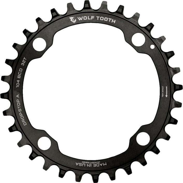 Immagine prodotto Wolf Tooth Ingranaggio, 104 BCD, 34 t, Drop-Stop B, nero (104)