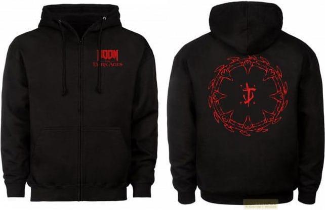Dpi Merchandising DOOM: The Dark Ages Zipper Hoodie ""Shield"" Black
