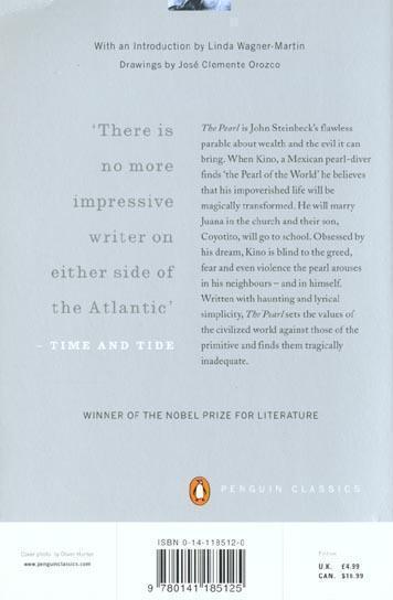 Produktbild The Pearl (Englisch, John Steinbeck, Linda Wagner-Martin, Jose-Luis Orozco, 2000)