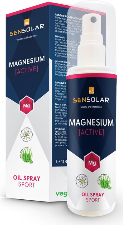 Actual product image Sensolar Magnesium Active Oil Spray Sport (Sun spray, 100 ml, 174 g)