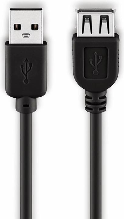 Image du produit Goobay USB 2.0 Verlängerungskabel (1.80 m, USB 2.0, 5 W)