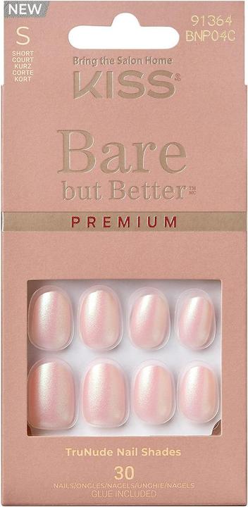 Produktbild KISS Nails - Ks Bare-but-better Premium Nails - Mocha (Kunstnägel, Nude)