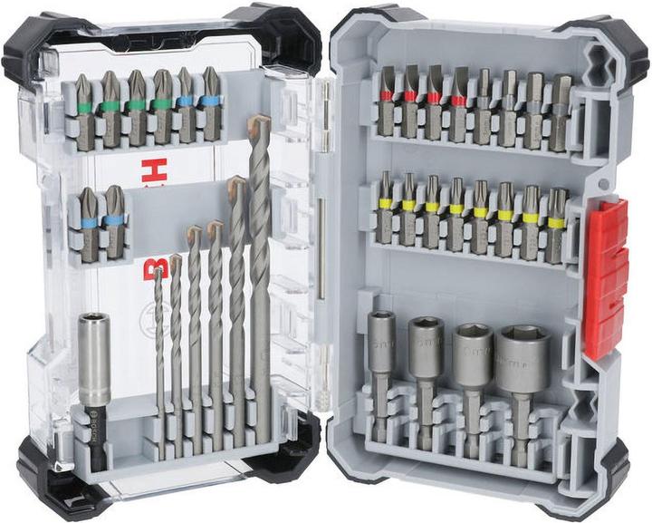 Bosch Professional Bit Set Extra Hard 35 pcs (PH1 / PH2 / PH3)