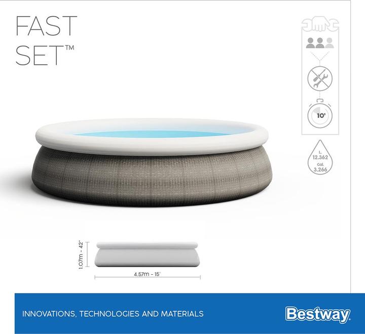 Produktbild Bestway Fast Set (Ø 457 x 107 cm)