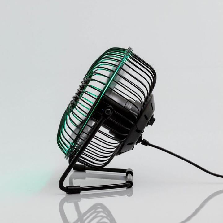 Image du produit Cover-Discount Mini ventilateur de table USB avec horloge
