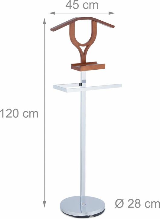 Actual product image Relaxdays firewood trolley (52 x 59 x 108.5 cm)