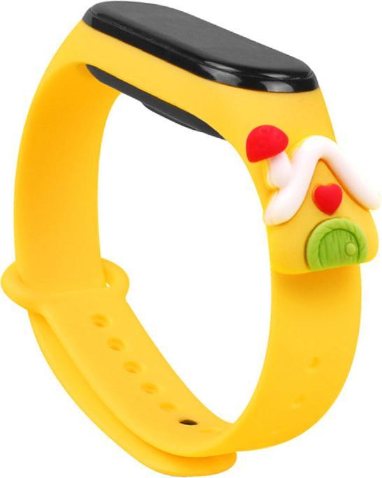 Produktbild Hurtel Strap Xmas Wristband für Xiaomi Mi Band 4 / Mi Band 3 Christmas Silicone Strap Armband Gelb (Haus)