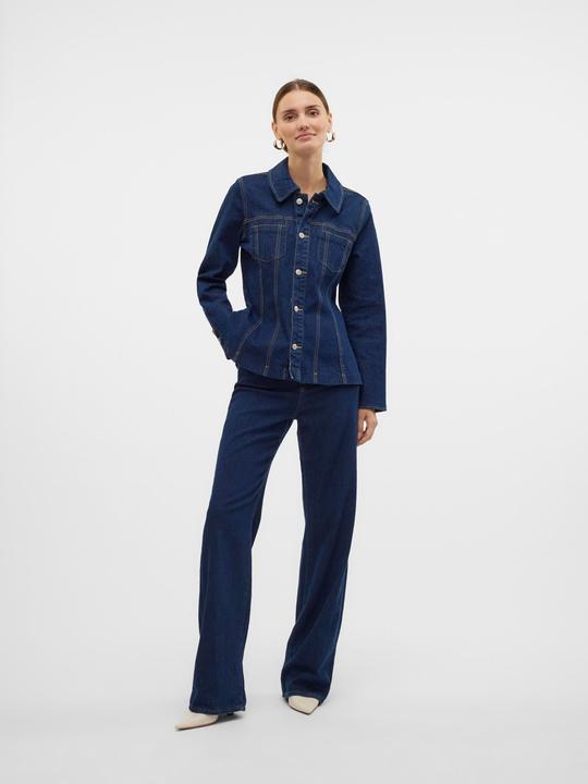 Actual product image Vero Moda VMTESSA Hohe Taille Weiter Beinschnitt Jeans Weit geschnitten (W30/L32)