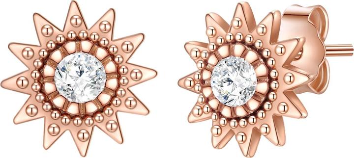 Glanzstücke München Damen Sonne Sterling Silber Zirkonia roségold - 29920 (Sterling Silber)