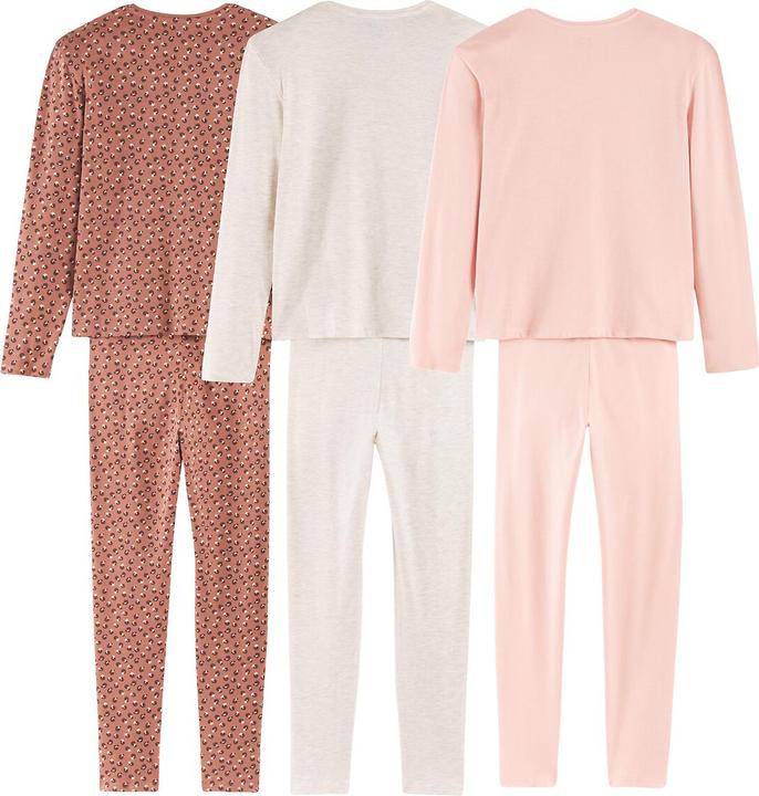 Image du produit La Redoute Collections 3er-Pack Pyjamas mit Message-Print und Leopardenmuster (94)