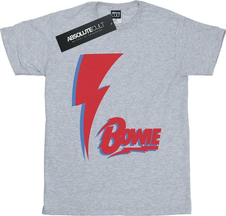 Immagine prodotto David Bowie Red Bolt Maglietta Ragazze (116)