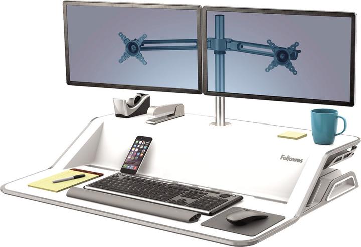 Immagine prodotto Fellowes Doppio braccio per monitor Lotus (Tavolo, 27")
