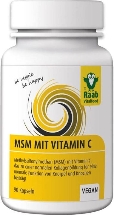 Produktbild Raab MSM mit Vitamin C (90 Stück, Kapseln)