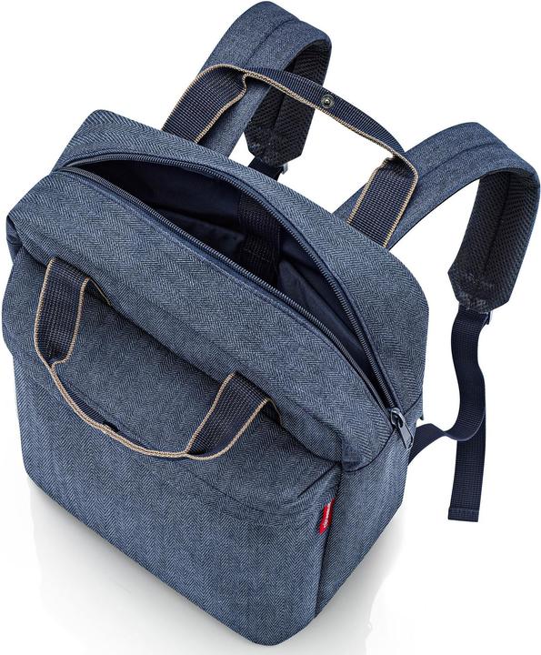 Image du produit reisenthel Sac à dos Allday M Herringbone Dark Blue (15 l)