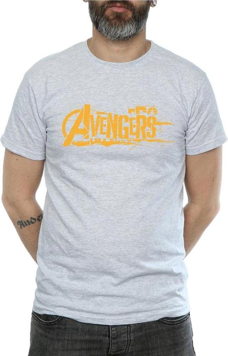 Produktbild Avengers Infinity War Orange Logo TShirt (M)