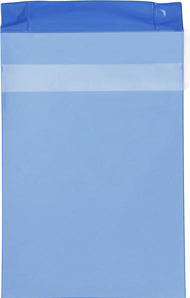 Actual product image Valdemar Krog Neodymium magnetic pockets, vertical format, pack of 25, blue, with flap, A4, 1+ (A4)