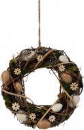 Actual product image IKO Willow wreath with Easter decoration d=30cm to han