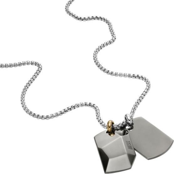 Produktbild Diesel Double Dogtags (Edelstahl, 60 - 65 cm)