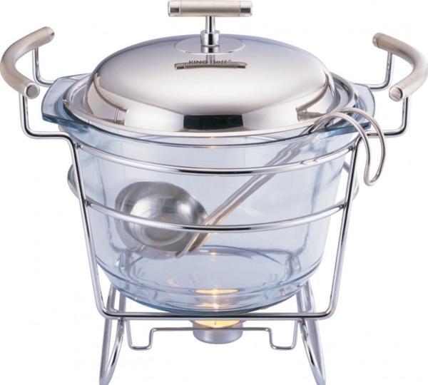 Immagine prodotto Kinghoff Riscaldatore di zuppa da tavolo 4 ELEMENTI. 4.0L KH-1417