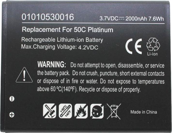 Actual product image AccuCell Akku Archos AC50CPL, Archos 50C Platinum