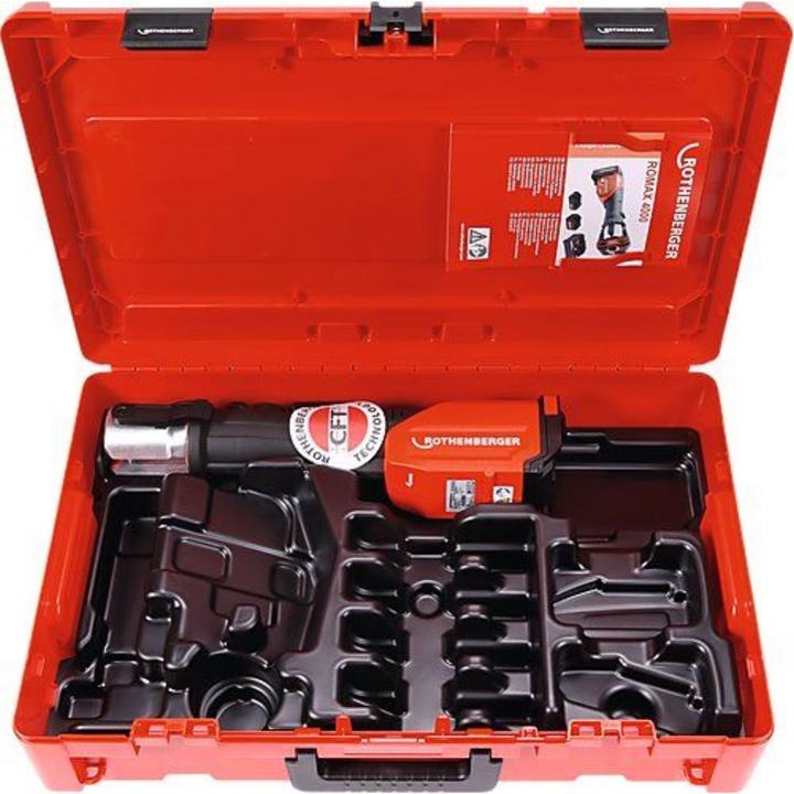 Actual product image Rothenberger ROMAX 4000 battery press machine 18 V Li-Ion electrohydraulic solo in carrying case (