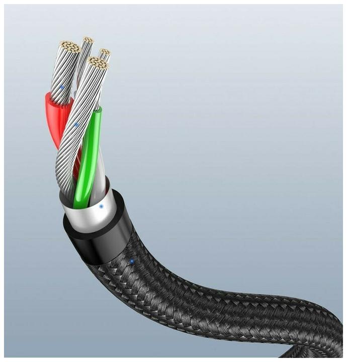 Produktbild Ugreen USB-C gewinkelt zu USB-A 2.0 A Datenkabel (2 m, USB 2.0)